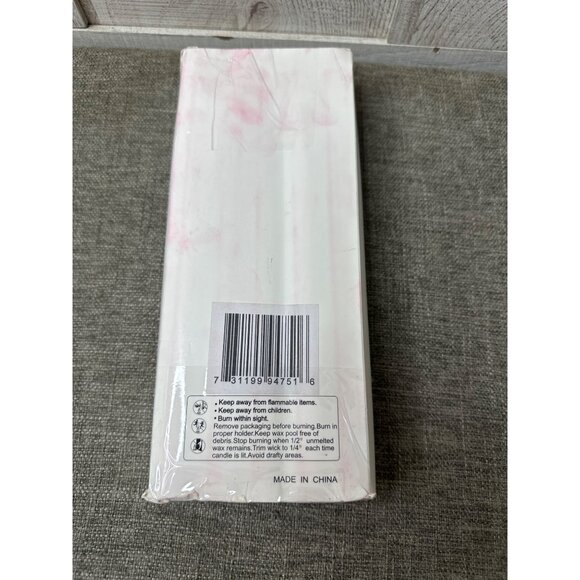 10" Unscented Red Taper Candles By Candle Craft Co. Box of 10 - Picture 3 of 3